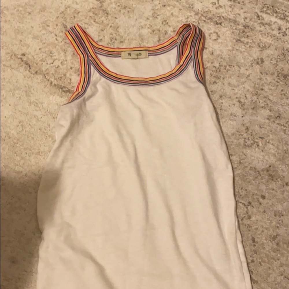 White tank top